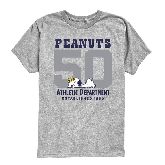 Peanuts - Snoopy and Woodstock Boys' Short Sleeve Graphic T-Shirt