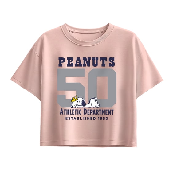 Peanuts - Snoopy and Woodstock - Youth Girls Boxy T-Shirt
