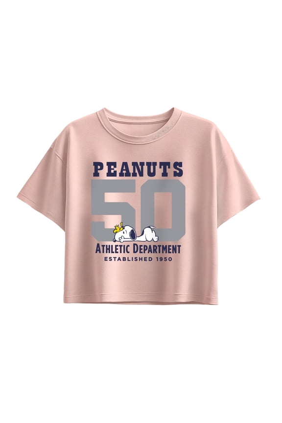 - Snoopy and Woodstock - Youth Girls Boxy T-Shirt