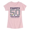 thumbnail image 1 of Peanuts - Snoopy and Woodstock - Youth Girls Fitted Short Sleeve T-Shirt, 1 of 5