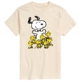 thumbnail image 1 of Peanuts - Snoopy and Woodstocks - Men's Short Sleeve Graphic T-Shirt, 1 of 5