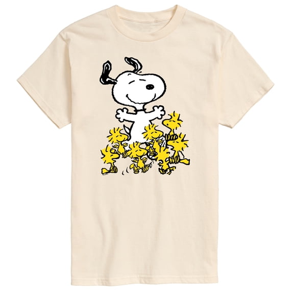 Peanuts - Snoopy and Woodstocks - Men's Short Sleeve Graphic T-Shirt
