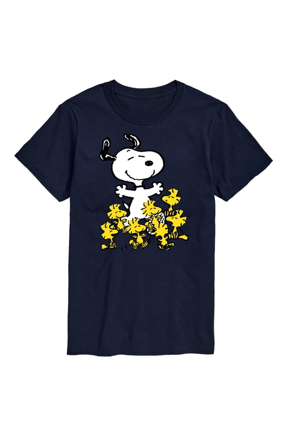 - Snoopy and Woodstocks - Men's Short Sleeve Graphic T-Shirt