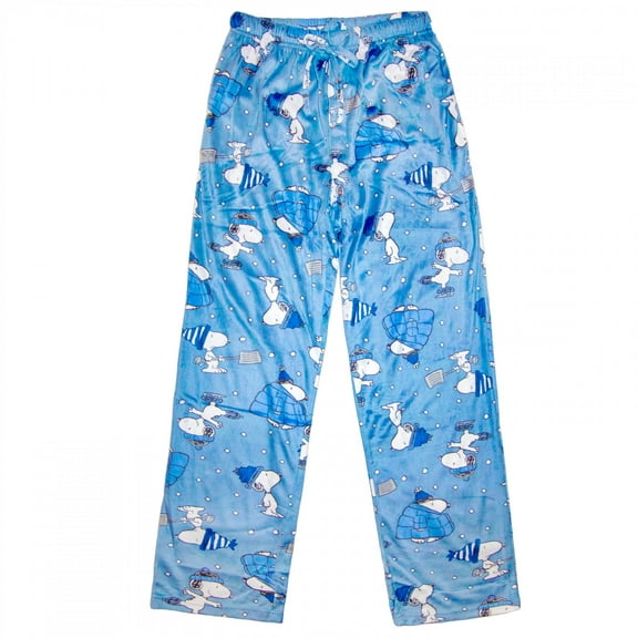 Peanuts Snoopy in The Winter Sleep Pants-Small (28-30)