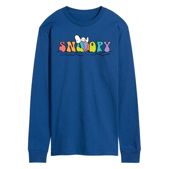 Peanuts - Snoopy's Beach Ball - Men's Long Sleeve T-Shirt