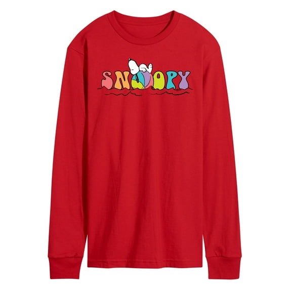 Peanuts - Snoopy's Beach Ball - Men's Long Sleeve T-Shirt