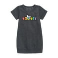 thumbnail image 1 of Peanuts - Snoopy's Beach Ball - Toddler And Youth Girls Fleece Dress, 1 of 5