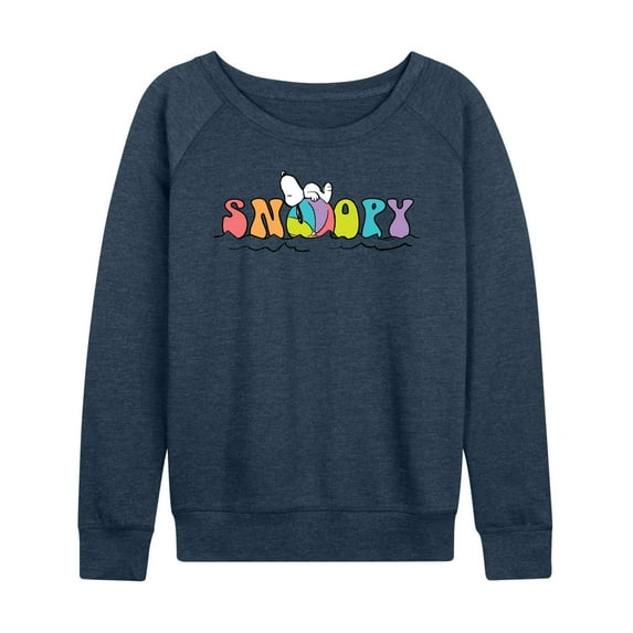 Peanuts - Snoopy's Beach Ball - Women's Lightweight French Terry Long Sleeve Shirt