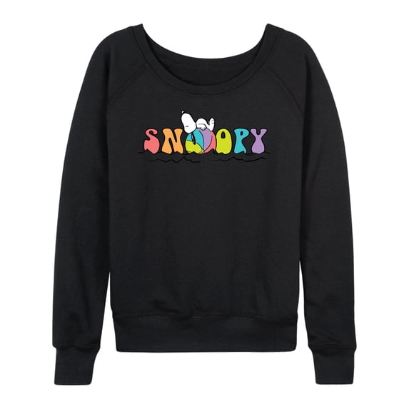 Peanuts - Snoopy's Beach Ball - Women's Lightweight French Terry Long Sleeve Shirt