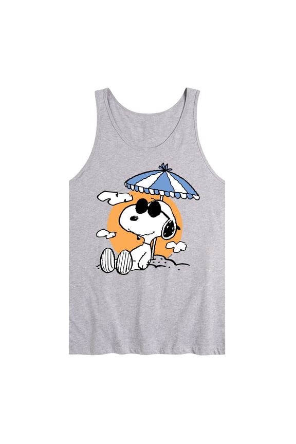 - Snoopy's Beach Day - Men's Jersey Tank Top