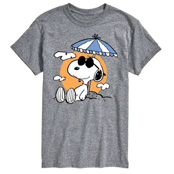Peanuts - Snoopy's Beach Day - Men's Short Sleeve Graphic T-Shirt