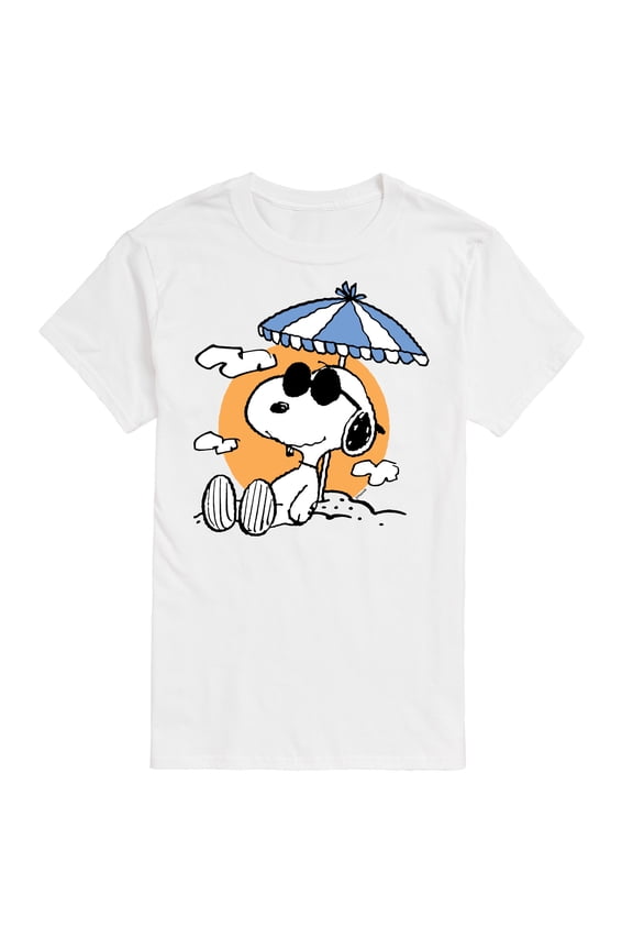 - Snoopy's Beach Day - Men's Short Sleeve Graphic T-Shirt