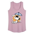 thumbnail image 1 of Peanuts - Snoopy's Beach Day - Women's Racerback Tank Top, 1 of 6