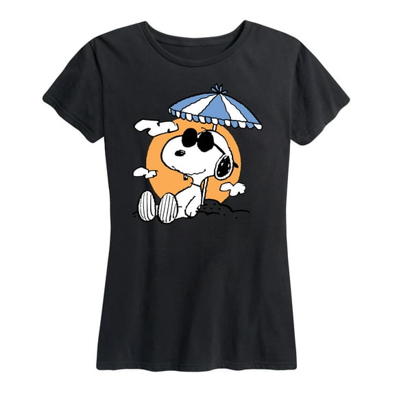 Peanuts - Snoopy's Beach Day - Women's Short Sleeve Graphic T-Shirt