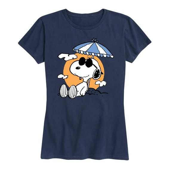 Peanuts - Snoopy's Beach Day - Women's Short Sleeve Graphic T-Shirt