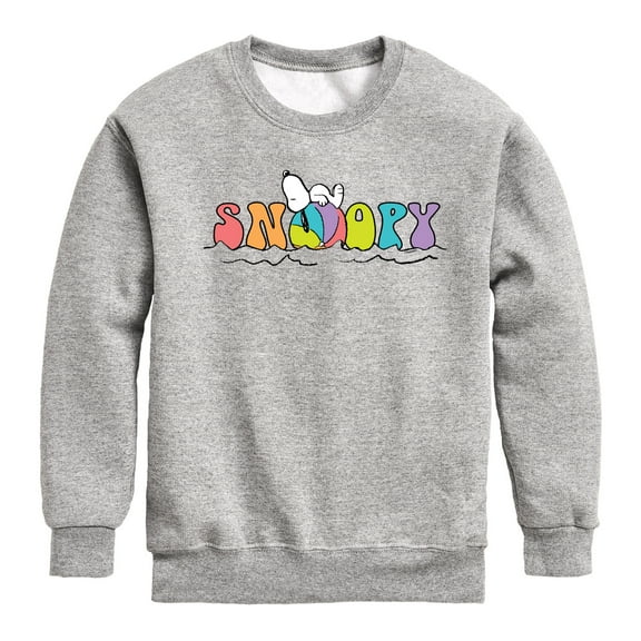 Peanuts - Snoopy's Beachball - Toddler And Youth Crewneck Fleece Sweatshirt
