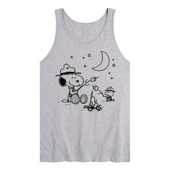 Peanuts - Snoopy's Camping - Men's Jersey Tank Top