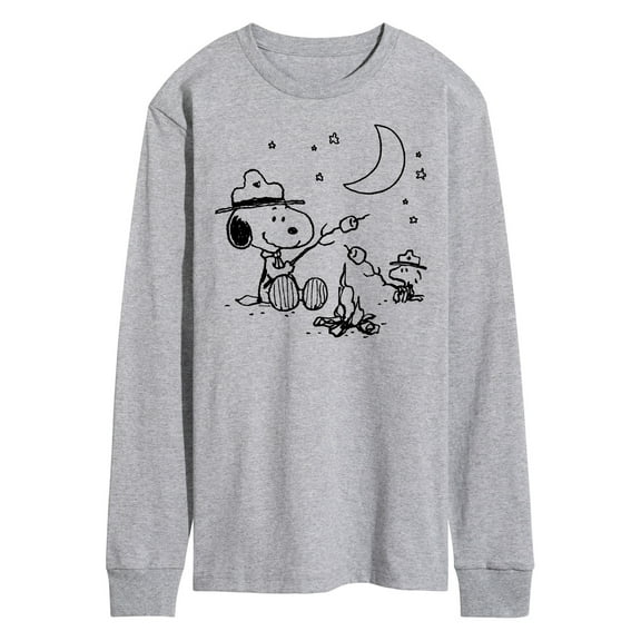 Peanuts - Snoopy's Camping - Men's Long Sleeve T-Shirt