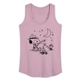 thumbnail image 1 of Peanuts - Snoopy's Camping  - Women's Racerback Tank Top, 1 of 6