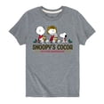 thumbnail image 1 of Peanuts - Snoopy's Cocoa Christmas - Toddler And Youth Short Sleeve Graphic T-Shirt, 1 of 6
