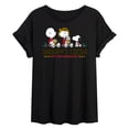 thumbnail image 1 of Peanuts - Snoopy's Cocoa - Juniors Ideal Flowy Muscle T-Shirt, 1 of 6