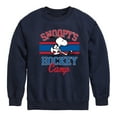 thumbnail image 1 of Peanuts - Snoopy's Hockey Camp - Toddler And Youth Crewneck Fleece Sweatshirt, 1 of 6