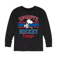 thumbnail image 1 of Peanuts - Snoopy's Hockey Camp - Toddler And Youth Long Sleeve Graphic T-Shirt, 1 of 6