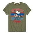 thumbnail image 1 of Peanuts - Snoopy's Hockey Camp - Toddler And Youth Short Sleeve Graphic T-Shirt, 1 of 6