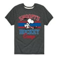 thumbnail image 1 of Peanuts - Snoopy's Hockey Camp - Toddler And Youth Short Sleeve Graphic T-Shirt, 1 of 6