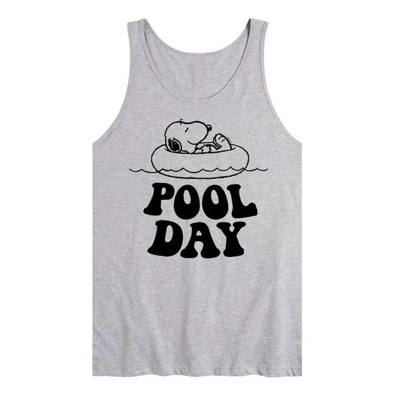 Peanuts - Snoopy's Pool Day - Men's Jersey Tank Top