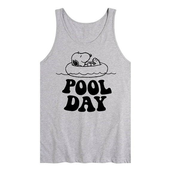 Peanuts - Snoopy's Pool Day - Men's Jersey Tank Top