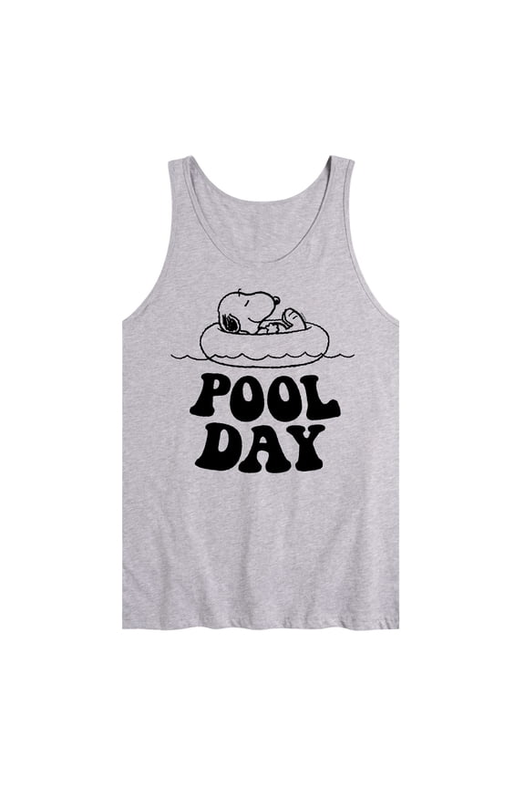 - Snoopy's Pool Day - Men's Jersey Tank Top