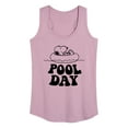 thumbnail image 1 of Peanuts - Snoopy's Pool Day - Women's Racerback Tank Top, 1 of 6