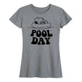 thumbnail image 1 of Peanuts - Snoopy's Pool Day - Women's Short Sleeve Graphic T-Shirt, 1 of 6
