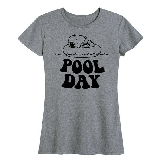 Peanuts - Snoopy's Pool Day - Women's Short Sleeve Graphic T-Shirt