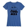 thumbnail image 1 of Peanuts - Snoopy's Pool Day - Women's Short Sleeve Graphic T-Shirt, 1 of 6