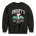 thumbnail image 1 of Peanuts - Snoopy's Ski Resort - Toddler And Youth Crewneck Fleece Sweatshirt, 1 of 6