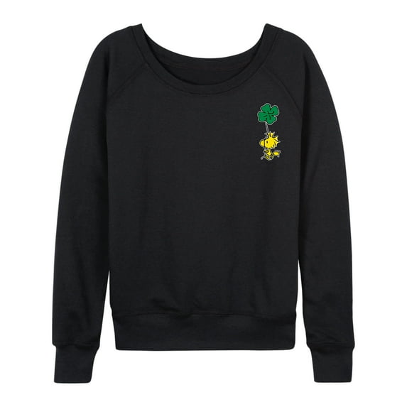 Peanuts - Snoopy's St. Patrick's Day - Women's Lightweight French Terry Long Sleeve Shirt