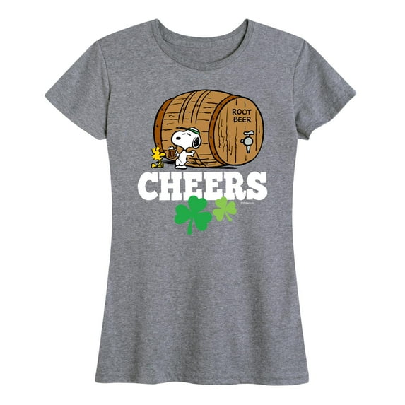 Peanuts - Snoopy's St. Patrick's Day - Women's Short Sleeve Graphic T-Shirt