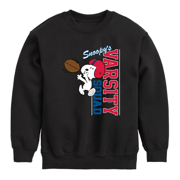 Peanuts - Snoopy's Varsity Squad - Toddler And Youth Crewneck Fleece Sweatshirt