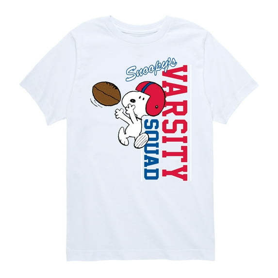 Peanuts - Snoopy's Varsity Squad - Toddler And Youth Short Sleeve Graphic T-Shirt