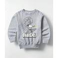 thumbnail image 1 of Peanuts - Snoopy's Wave RIde - Toddler And Youth Crewneck Fleece Sweatshirt, 1 of 6