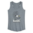 thumbnail image 1 of Peanuts - Snoopy's Wave Ride  - Women's Racerback Tank Top, 1 of 6