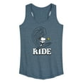 thumbnail image 1 of Peanuts - Snoopy's Wave Ride  - Women's Racerback Tank Top, 1 of 6