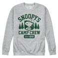 thumbnail image 1 of Peanuts - Snoopys Camp Crew - Men's Crew Neck Fleece Pullover, 1 of 5