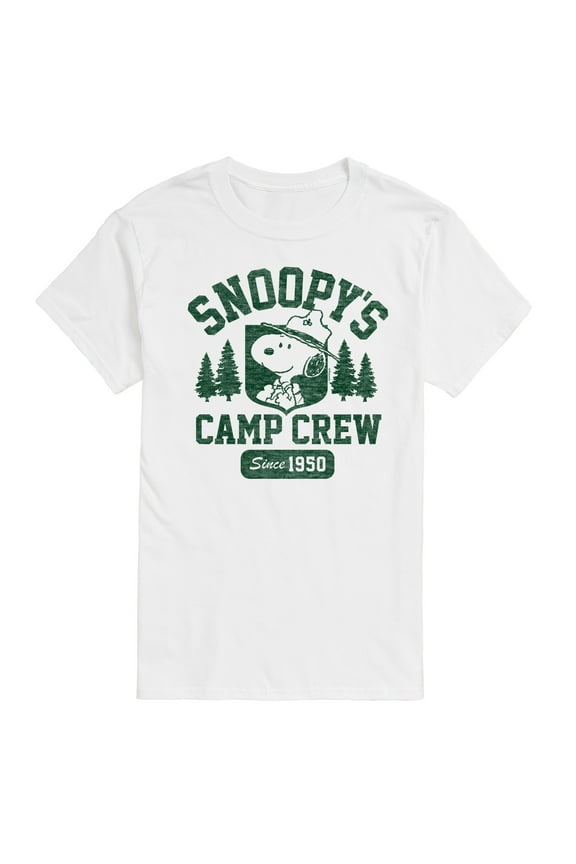 - Snoopys Camp Crew - Men's Short Sleeve Graphic T-Shirt
