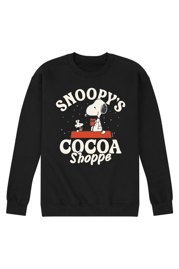 - Snoopys Cocoa Shoppe - Men's Crew Fleece Sweatshirt