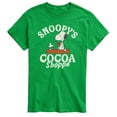 thumbnail image 1 of Peanuts - Snoopys Cocoa Shoppe - Men's Short Sleeve Graphic T-Shirt, 1 of 5