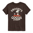 thumbnail image 1 of Peanuts - Snoopys Cocoa Shoppe - Youth Short Sleeve Graphic T-Shirt, 1 of 4