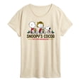 thumbnail image 1 of Peanuts - Snoopys Cocoa - Women's Short Sleeve Graphic T-Shirt, 1 of 5